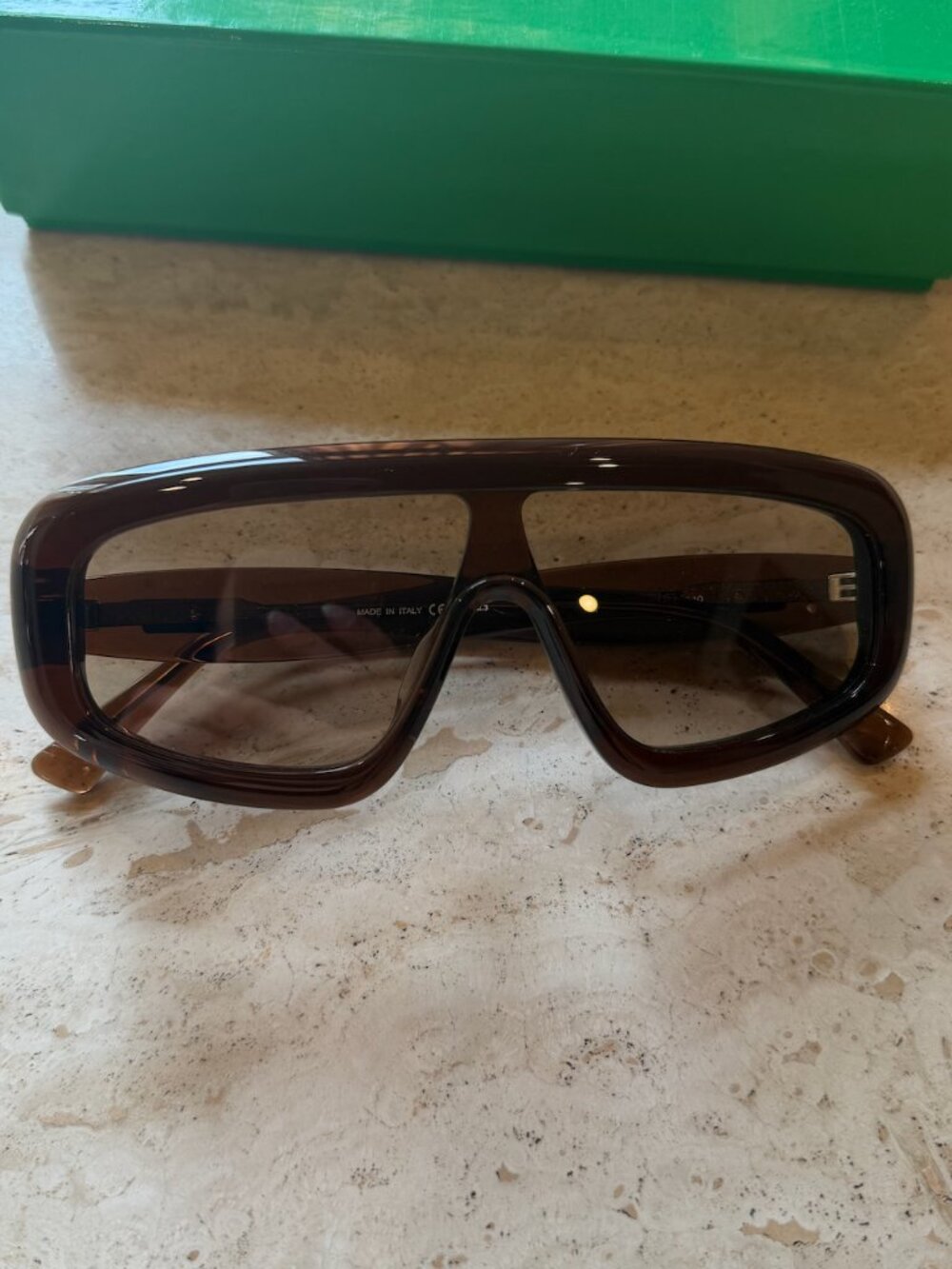 Bottega Veneta Bombe Shield Sunglasses